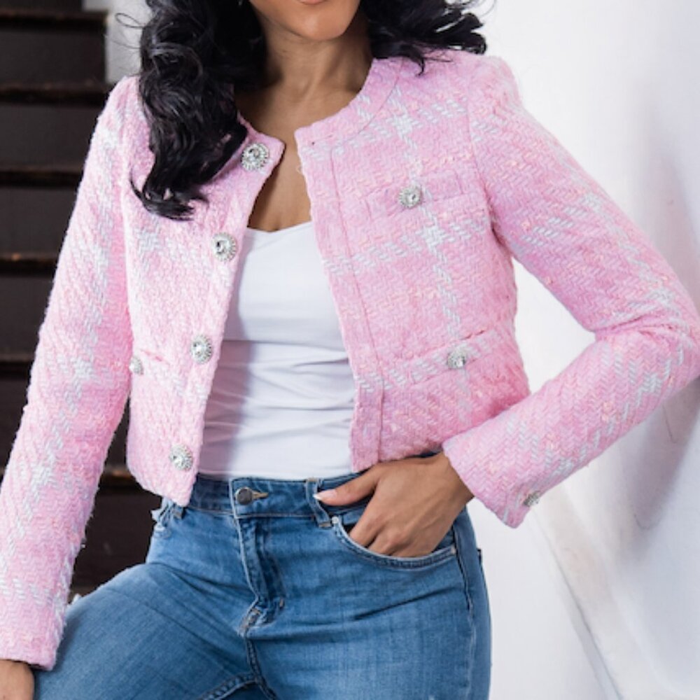 Pink and white Jacket (Adele B)